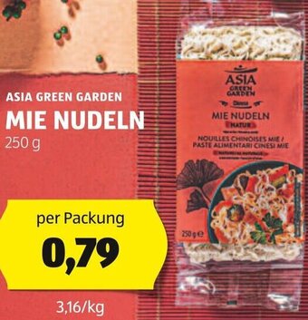 Hofer ASIA GREEN GARDEN MIE NUDELN 250 g Angebot