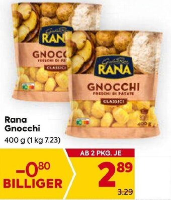 Billa Rana Gnocchi 400 g Angebot