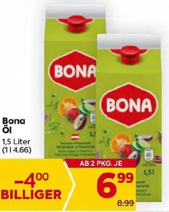 Billa Bona Öl 1,5 Liter Angebot