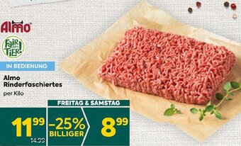 Billa Almo Rinderfaschiertes per Kilo Angebot