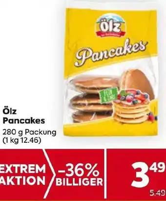 Billa Ölz Pancakes 280 g Packung (1 kg 12.46) Angebot