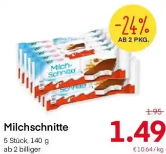 MPreis Milchschnitte 5 Stück, 140 g ab 2 billiger Angebot