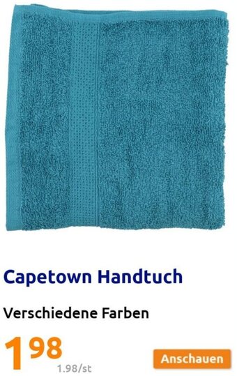 Action Capetown Handtuch Verschiedene Farben Angebot
