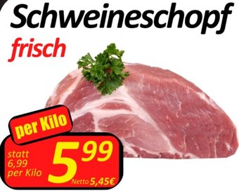 Wurstico Schweineschopf frisch per Kilo Angebot