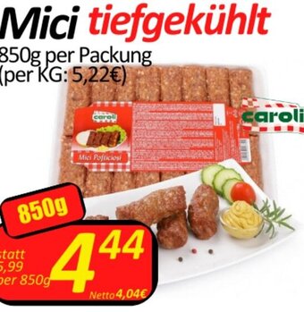 Wurstico Mici tiefgekühlt 850g per Packung Angebot