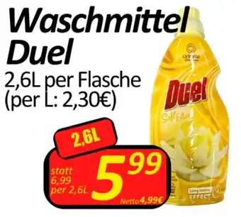 Wurstico Waschmittel Duel 2,6L per Flasche Angebot