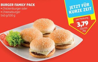 Hofer BURGER FAMILY PACK 540 g/ 530 g Angebot