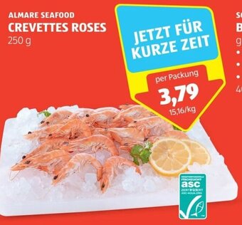 Hofer ALMARE SEAFOOD CREVETTES ROSES 250 g Angebot