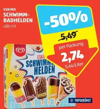 Hofer ESKIMO SCHWIMM-BADHELDEN 486 ml Angebot