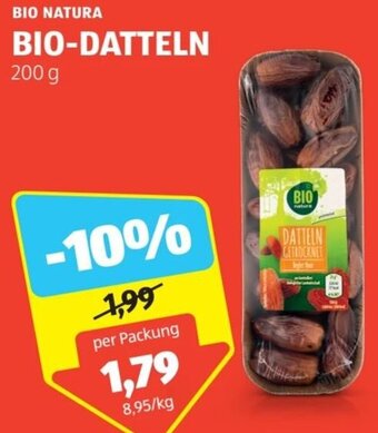 Hofer BIO NATURA BIO-DATTELN 200 g Angebot