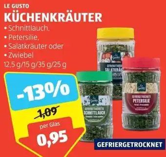 Hofer LE GUSTO KÜCHENKRÄUTER Angebot