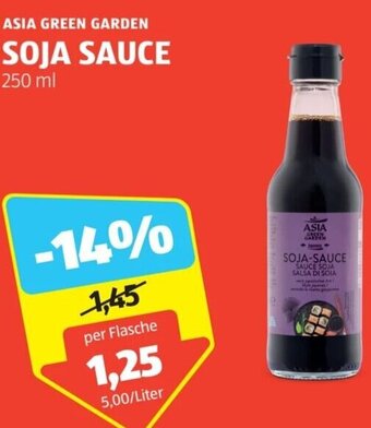 Hofer ASIA GREEN GARDEN SOJA SAUCE 250 ml Angebot
