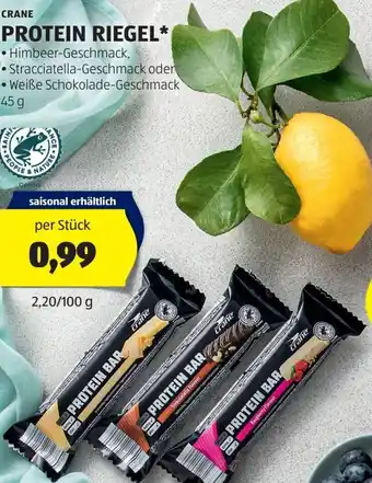 Hofer CRANE PROTEIN RIEGEL*45 g Angebot