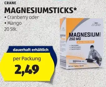 Hofer CRANE MAGNESIUMSTICKS* 20 Stk. per Packung Angebot