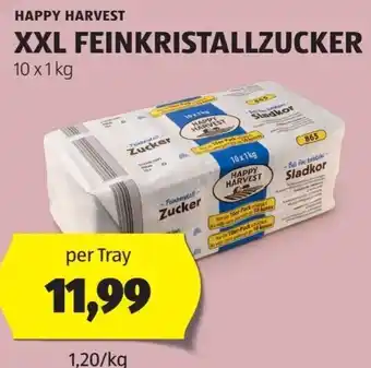 Hofer HAPPY HARVEST XXL FEINKRISTALLZUCKER 10 x 1 kg Angebot