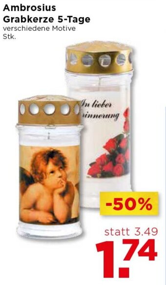 Unimarkt Ambrosius Grabkerze 5 Tage Angebot
