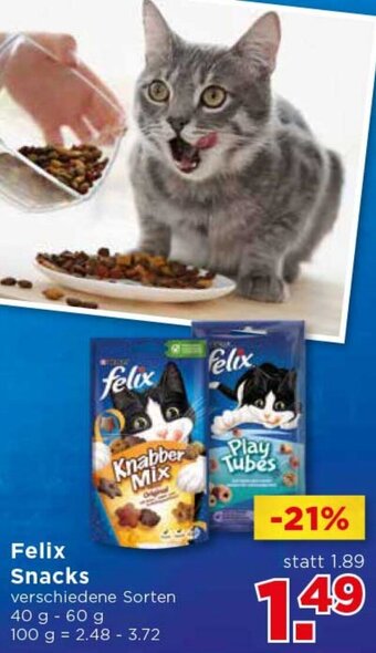 Unimarkt Felix Snacks Angebot