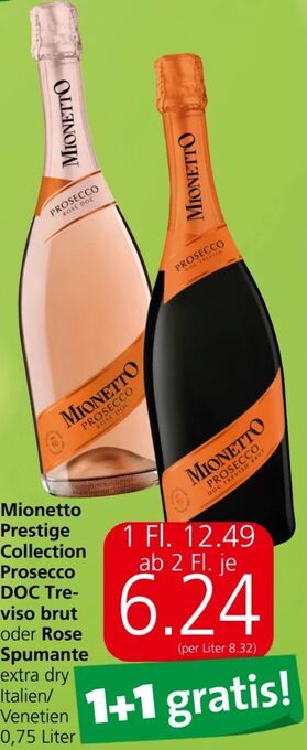 Eurospar Prestige collection prosecco Angebot