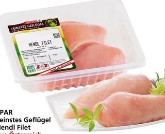 Eurospar Feinstes geflügel hendlfilet Angebot