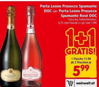 Interspar Prosecco spumante Angebot