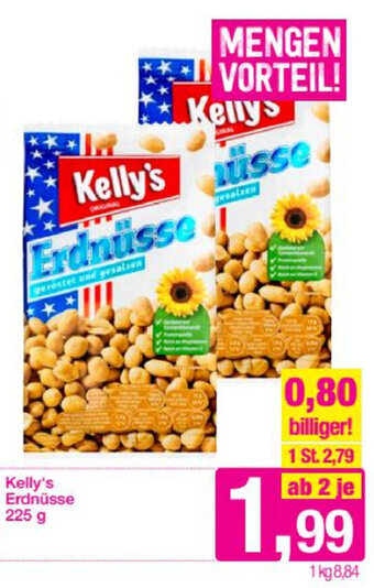 Sutterlüty Kelly's Erdnüsse 225g Angebot