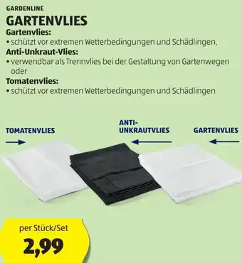 Hofer GARDENLINE GARTENVLIES per Stück/Set Angebot