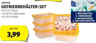 Hofer CROFTON GEFRIERBEHÄLTER-SET per Set Angebot