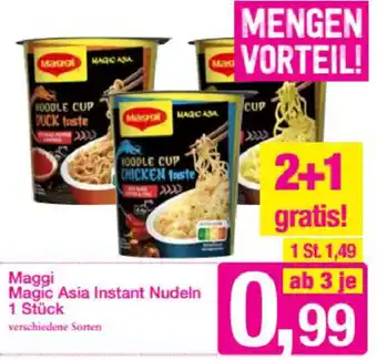 Sutterlüty Maggi Magic Asia Instant Nudeln Angebot