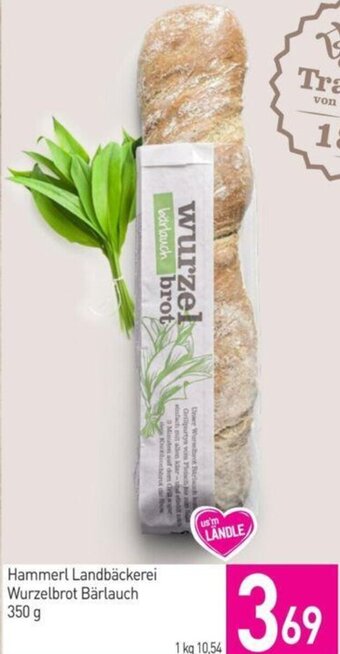 Sutterlüty Hammerl Landbäckerei Wurzelbrot Bärlauch 350 g Angebot