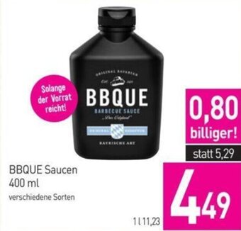 Sutterlüty BBQUE Saucen 400 ml Angebot