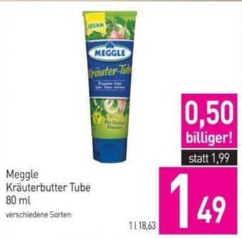 Sutterlüty Meggle Kräuterbutter Tube 80 ml Angebot