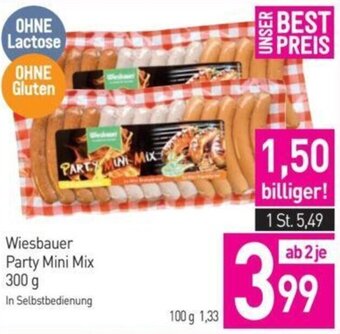 Sutterlüty Wiesbauer Party Mini Mix 300 g Angebot