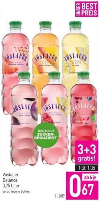 Sutterlüty Vöslauer Balance 0,75 Liter verschiedene Sorten Angebot