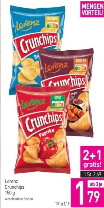 Sutterlüty Lorenz Crunchips 150 g Angebot