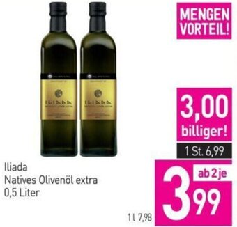Sutterlüty Iliada Natives Olivenöl extra 0,5 Liter Angebot