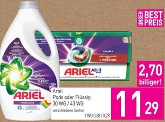 Sutterlüty ARIEL Pods oder Flüssig 30 WG/40 WG Angebot