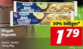 Nah&Frisch Meggle Baguette versch. Sorten 160 g-Pkg. Angebot