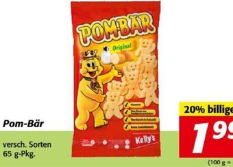 Nah&Frisch Pom-Bär versch. Sorten 65 g-Pkg. Angebot