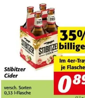 Nah&Frisch Stibitzer Cider versch. Sorten 0,33 I-Flasche Angebot