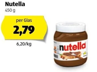 Hofer Nutella 450g Angebot