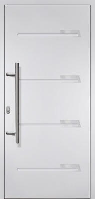 Hornbach Haustür safety therm modell 5 weiß 98x208 cm din links rc2 inkl. griff/drücker Angebot