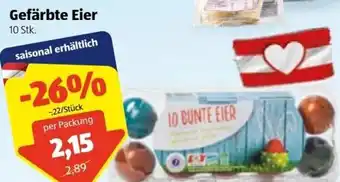 Hofer Gefärbte Eier Angebot