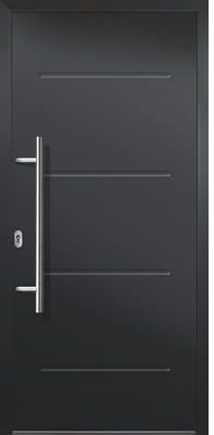 Hornbach Haustür safety therm modell 3 titan 98x200 cm din links rc2 inkl. griff/drücker Angebot