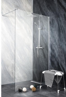 Hornbach Raumdusche sanotechnik sanoflex freedom 2 mp100 990x1950 mm echtglas klar hell chromoptik Angebot