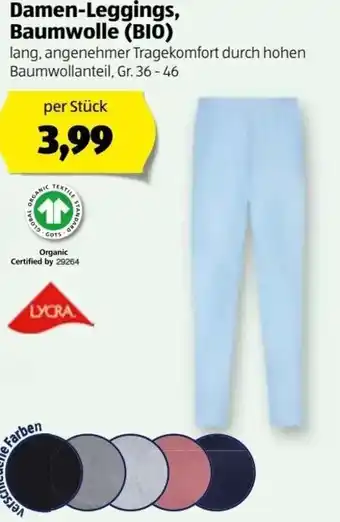 Hofer Damen-Leggings,Baumwolle (Bio) Angebot