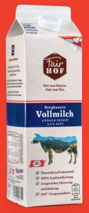 Hofer Vollmilch Angebot