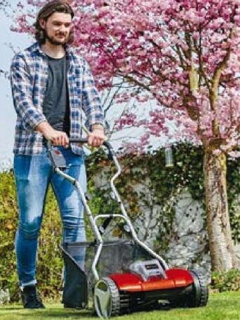 Hellweg Akku-spindelmäher ge-hm 18/38 li solo Angebot