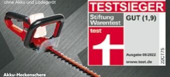 Hellweg Akku-heckenschere arcurra 18/55 solo Angebot