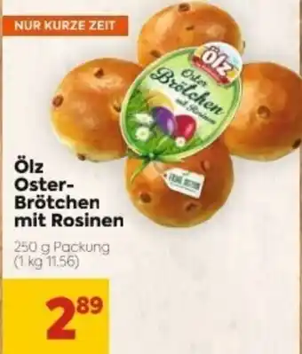 Billa Ölz Oster-Brötchen Mit Rosinen 250g Angebot