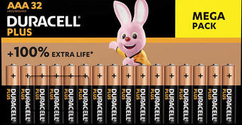 Media Markt Duracell plus aaa batterie, 32er promo pack Angebot